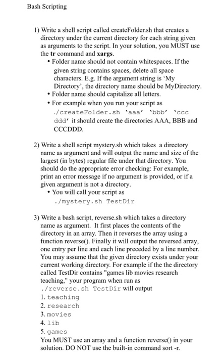  Hello I have bash scripting homework could you help me emergency