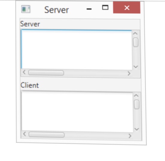  Write a program that enables two users to chat using JavaFX,