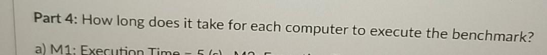 benchmark: M1, M2 Instruction Type Dynamic Instruction Count M1, M2 Cycles Per