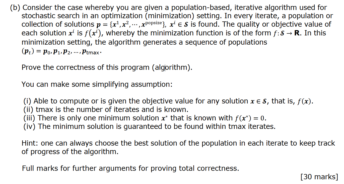 Question 1. [Total Marks = 50 marks] (a) Explain the idea of