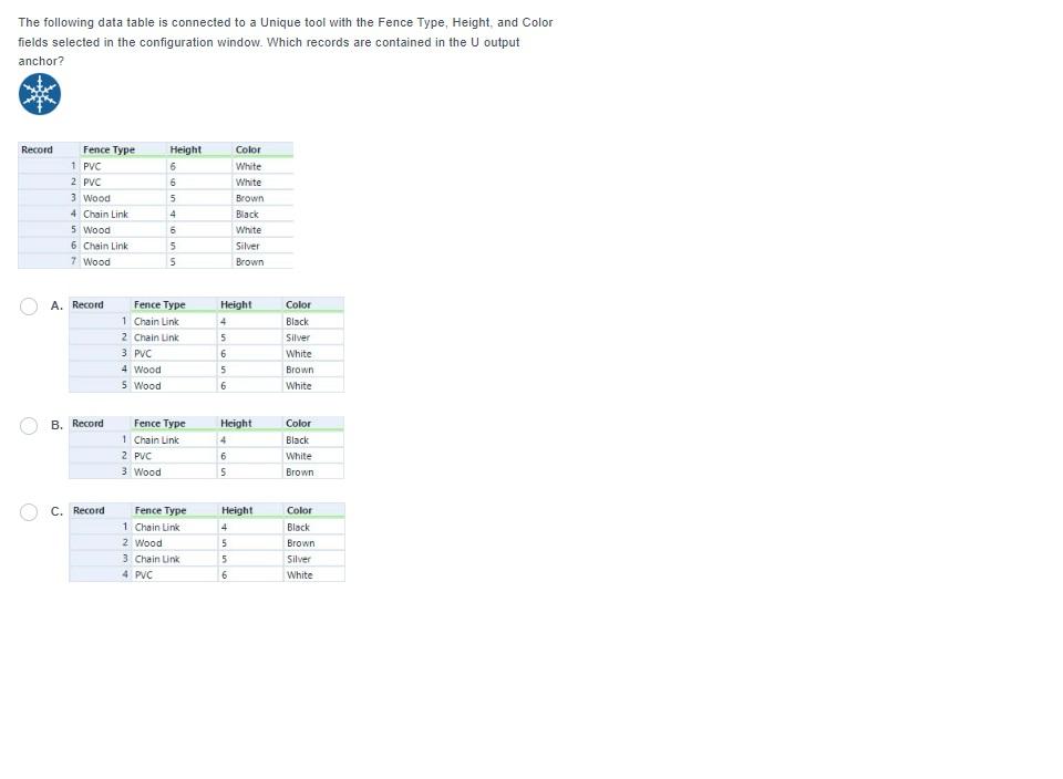 C. 6 D. 7 Which configuration of the DateTime tool will convert