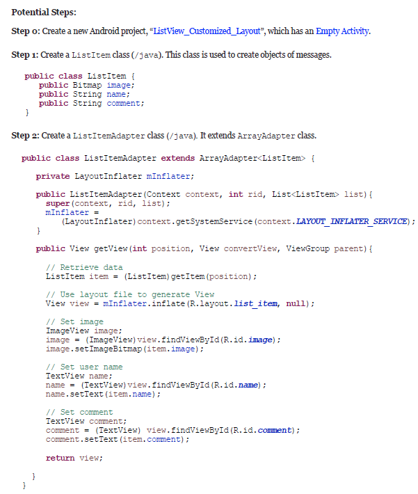 you are going to answer the problem. 2. Problem 2 -Customize the