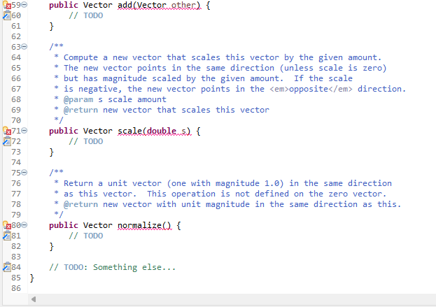 of the class are essentially frozen ("immutable"). Immutable objects are easy to
