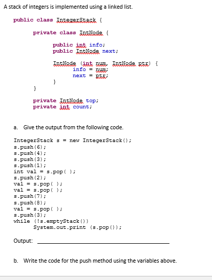 memory diagram!!!!! A queue of integers is implemented using a circular array