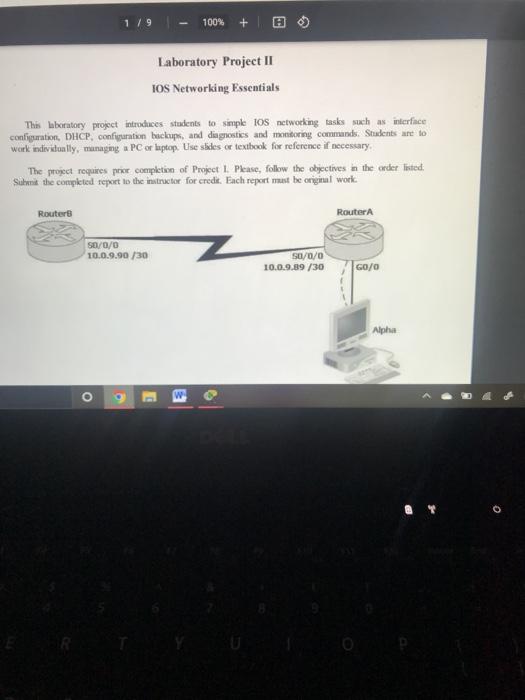  cisco packet tracer 1 / 9 100% + Laboratory Project II