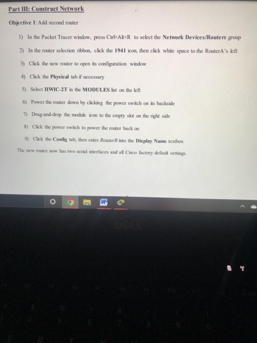 slides or textbook for reference if necessary The project requires pour completion