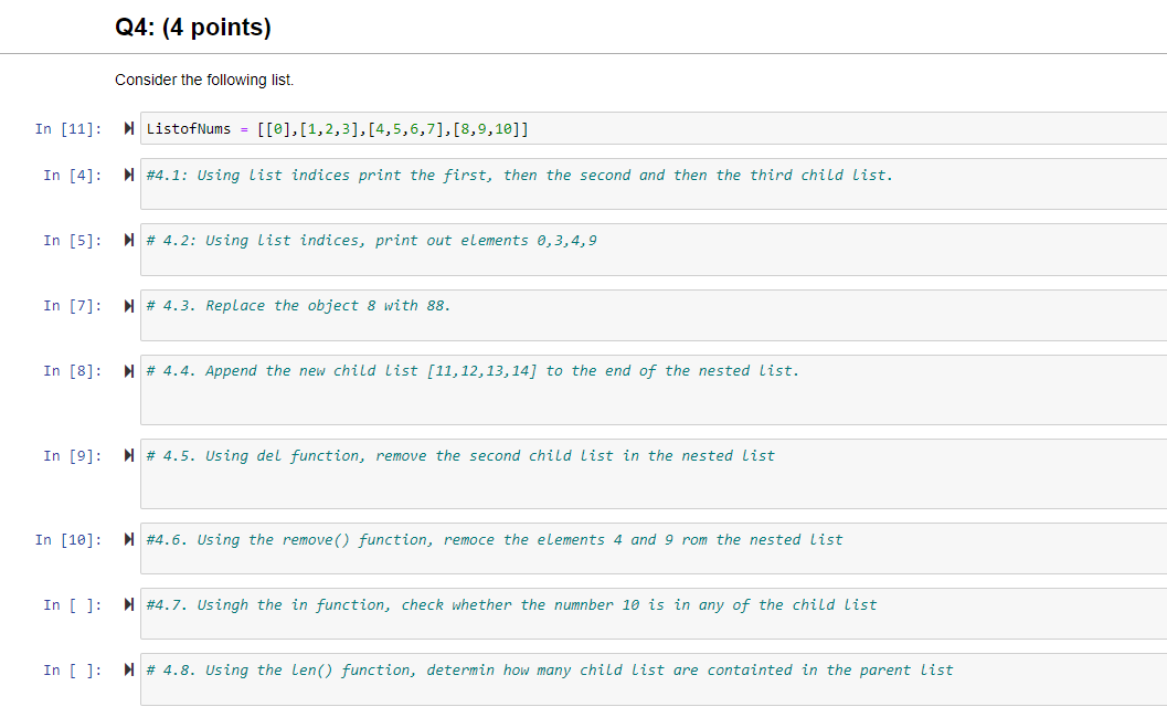 Consider the following list. Write a program that stores the reverse of