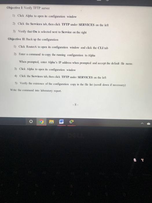 side Note the error 5) Power the router down by clicking the