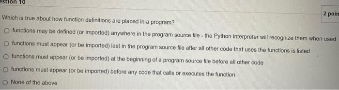 How many times will the following print statement be executed? for x