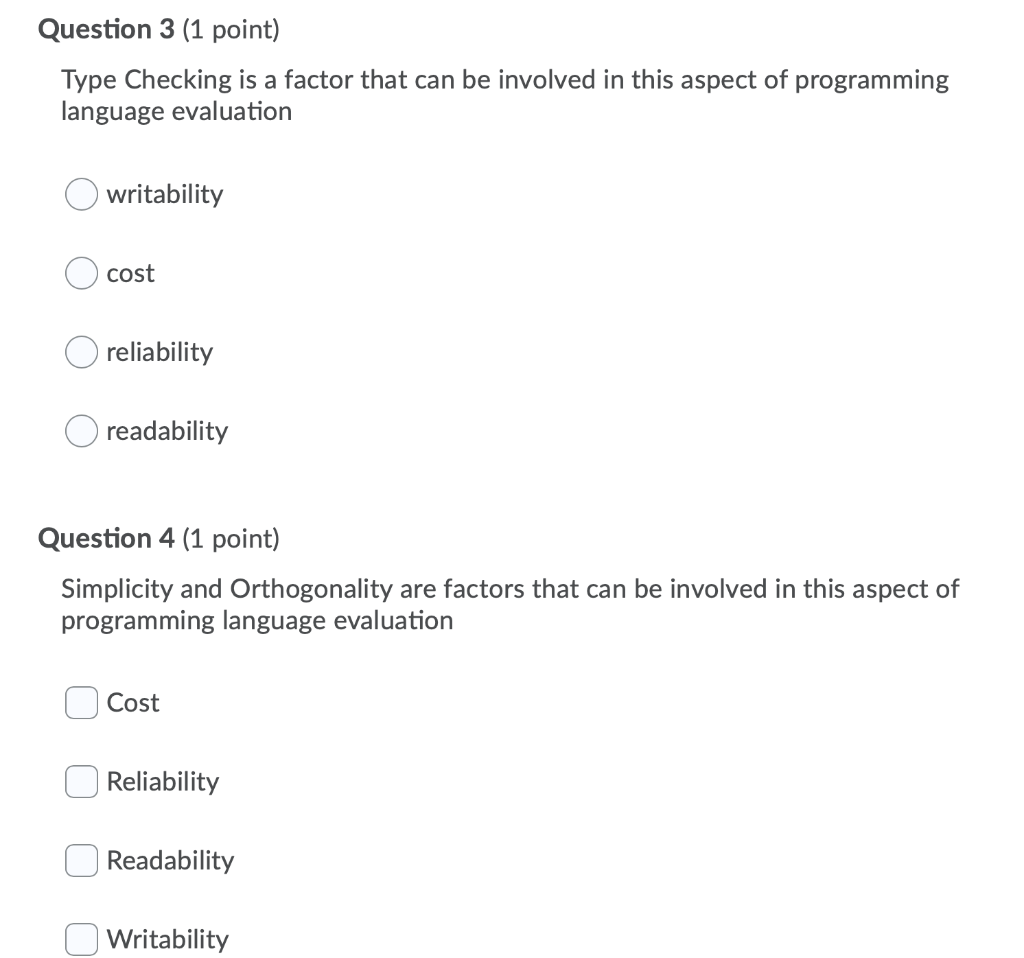 (2 points) The Java language definition demands that all references to array