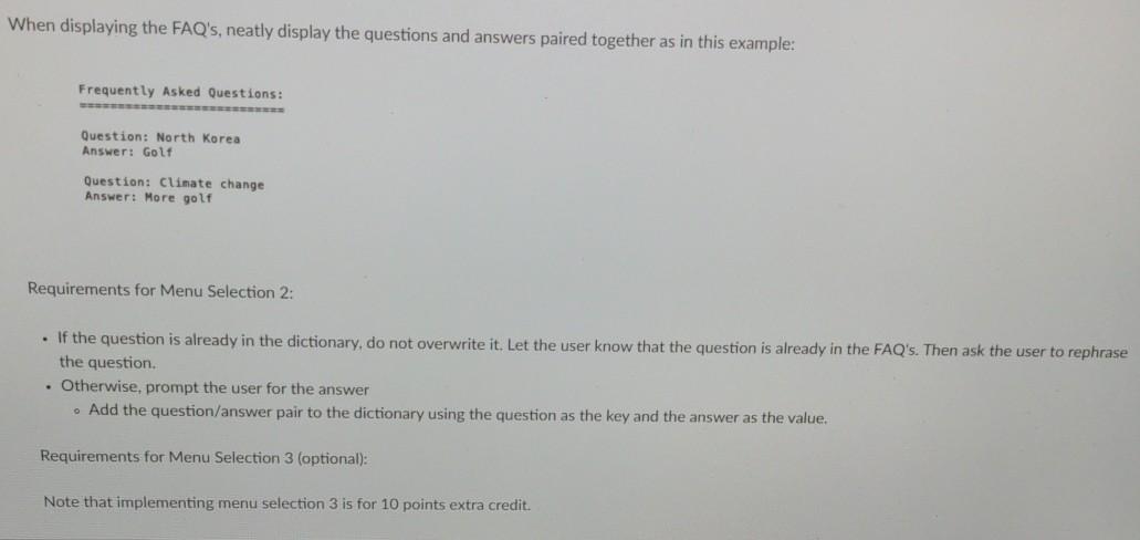 assignment. Currently lost. Details The Dictionary is a very powerful data structure.