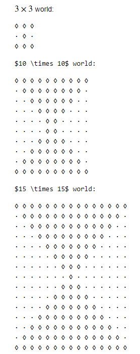  Write a program that will command Karel to create an hourglass