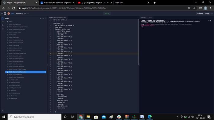 ", n*2); 9 printf("%d ", n*3); 10 printf("%d ",n*4); printf("%d ", n*5);