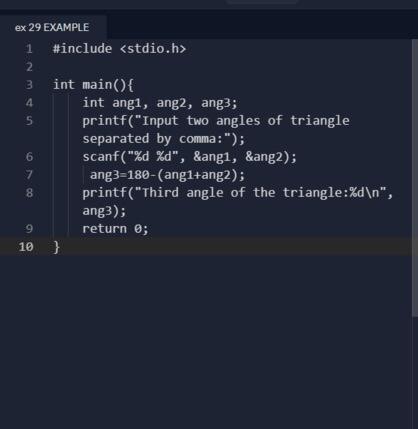 15 printf("%d ", n*9); 16 printf("%d ", n*10); 17 return 0; 18
