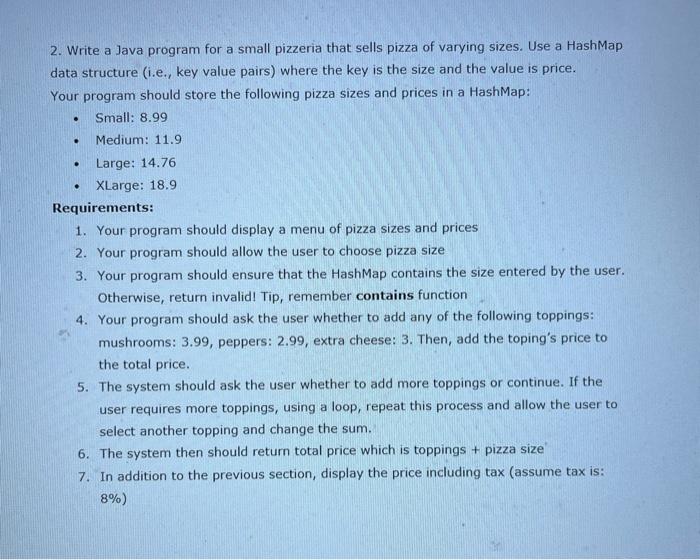 array list of integers and returns a statistics HashMap that contains minimum,
