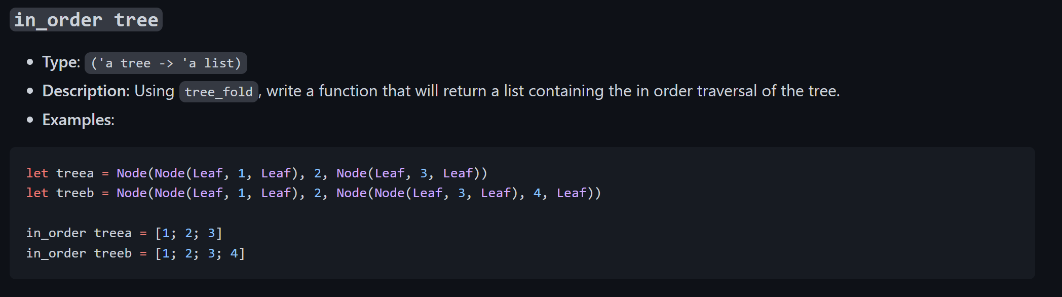 method with the description provided in the image above. DO NOT use