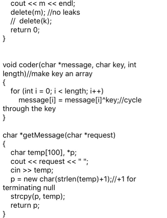 program that will encode and decode an input string using a key
