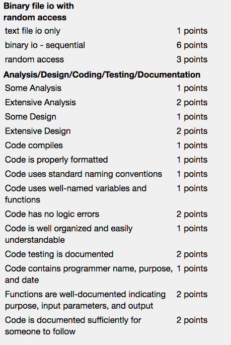 choose any game or anything you want to make for project 1.