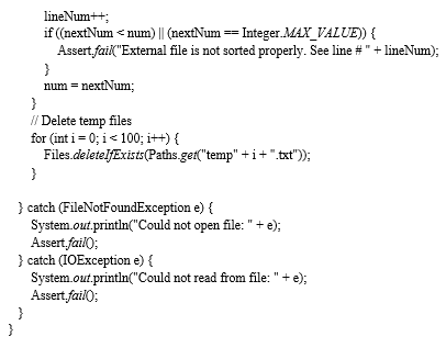 lab regarding external sort. It needs to be as beginner friendly as