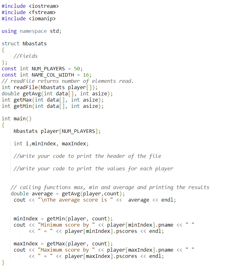 player name and his score, age, rebounds, steals, blocks, fouls. For maximum