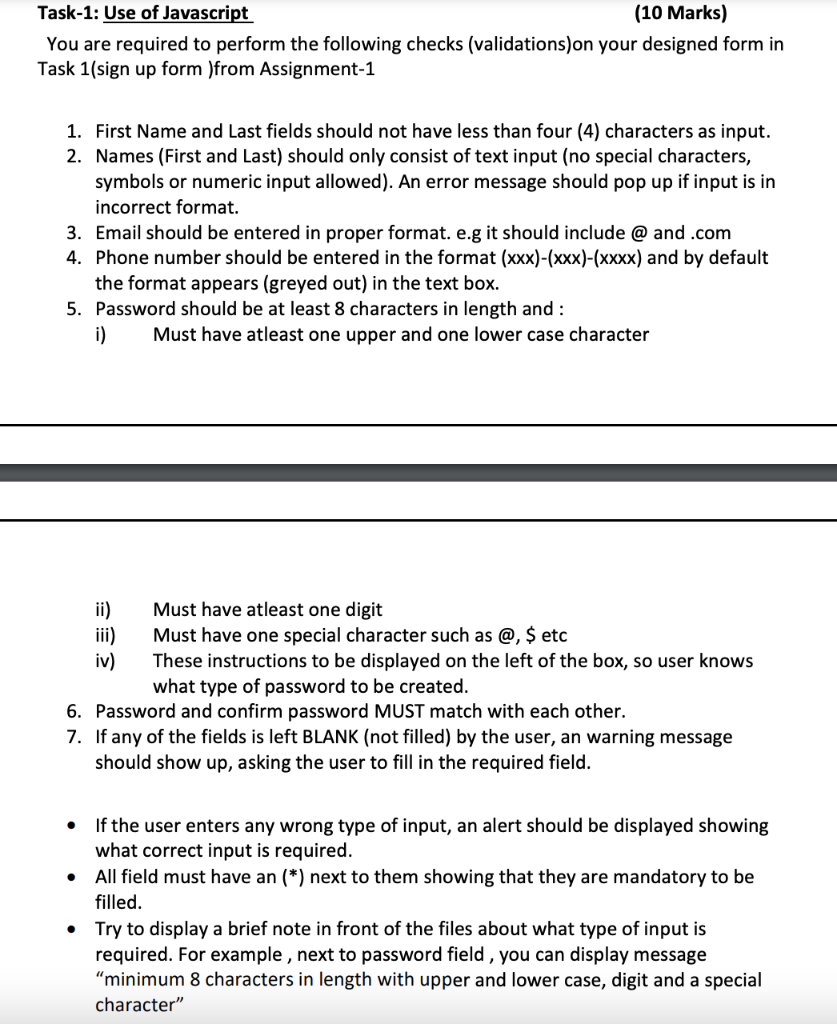 I have the HTML code needed for the following question, how would