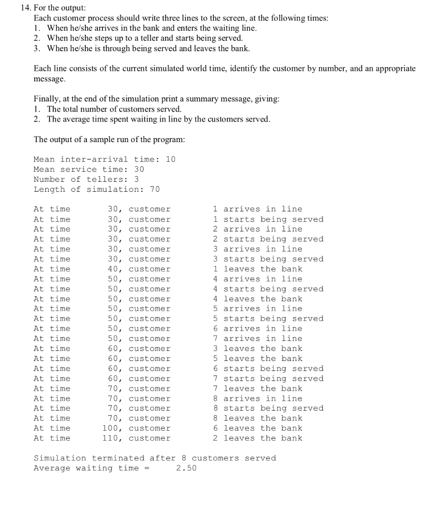 applications of concurrent programming is simulation, in which a program simulatesa real-world