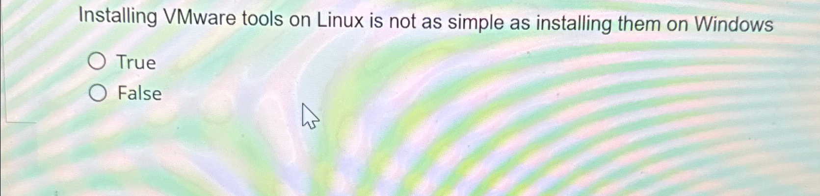  Installing VMware tools on Linux is not as simple as installing
