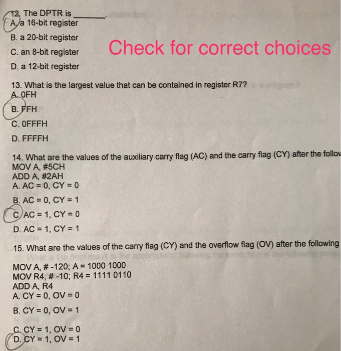  The DPTR is A a 16-bit register B. a 20-bit register