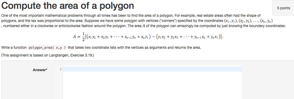 Note : use python here One of the most important mathematical