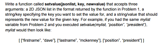 strings, dictionaries are a more logical choice for storing JSON information. Recreate