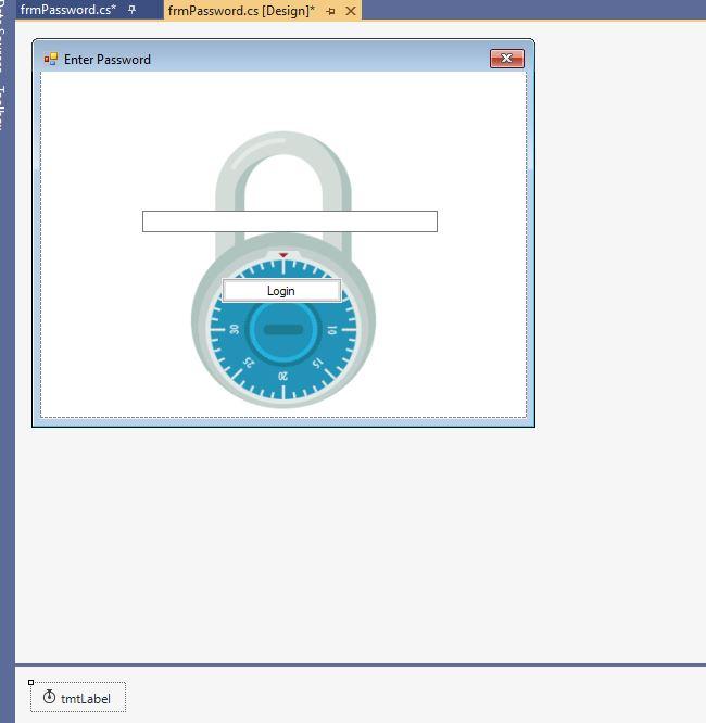 I am making a form in visual studio using C# , I