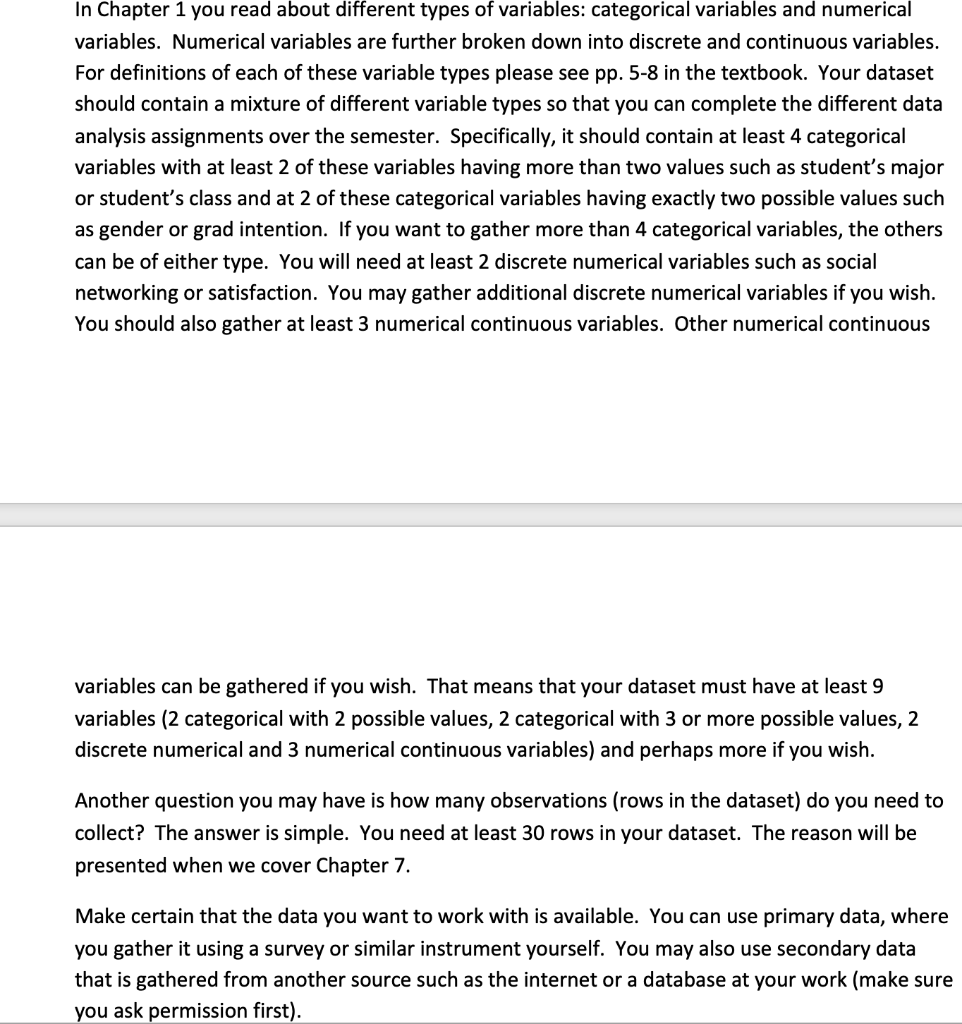 of any city. Must be done on Excel. Help Please. For the