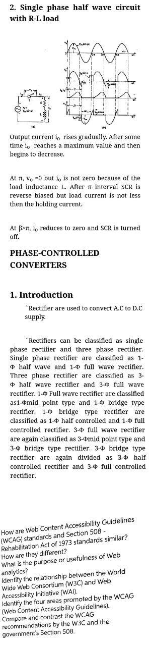 Computer science!!! 2. Single phase half wave circuit with R-L load Vesna