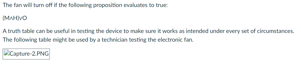 same Write a small program that implements the "fan tester" logic. You