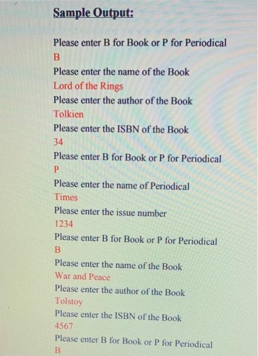 the children, should inherit from the parent class and be called Book