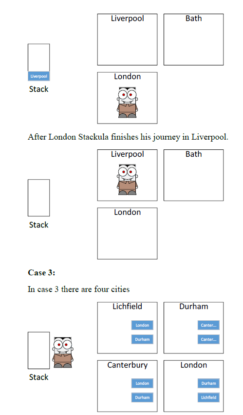 two boxes to deliver (and potentially to different locations). Worse off Stackula