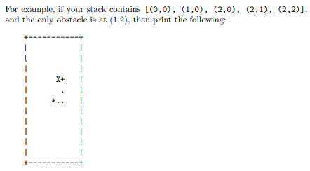 locations the player has been: history = [(0, 0), (0, 1), (0,