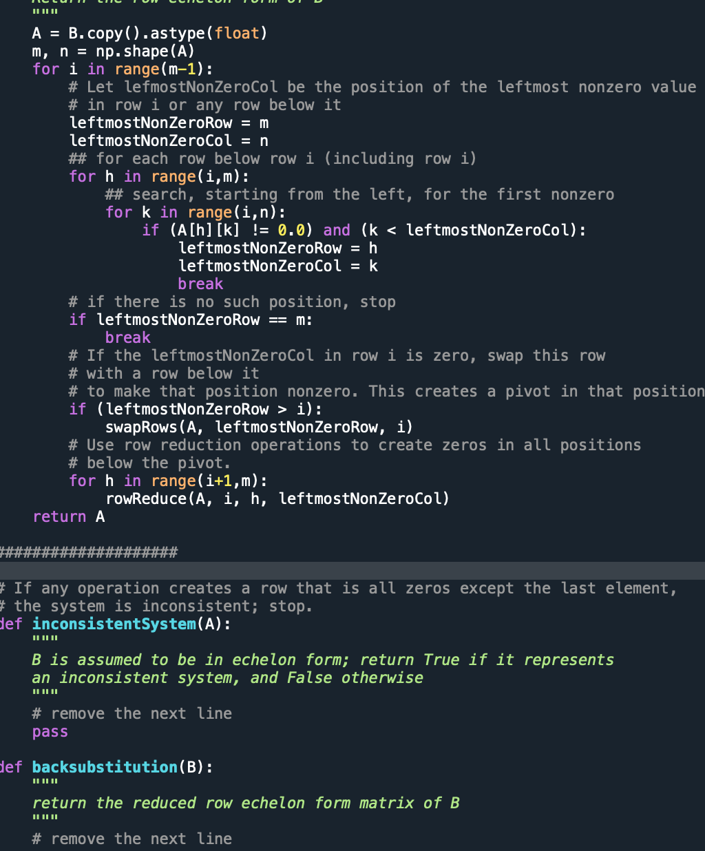 use the resulting set of functions to analyze some linear systems. (In