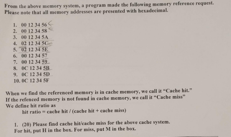  memory reference 1 2 3 4 5 6 7 8 9