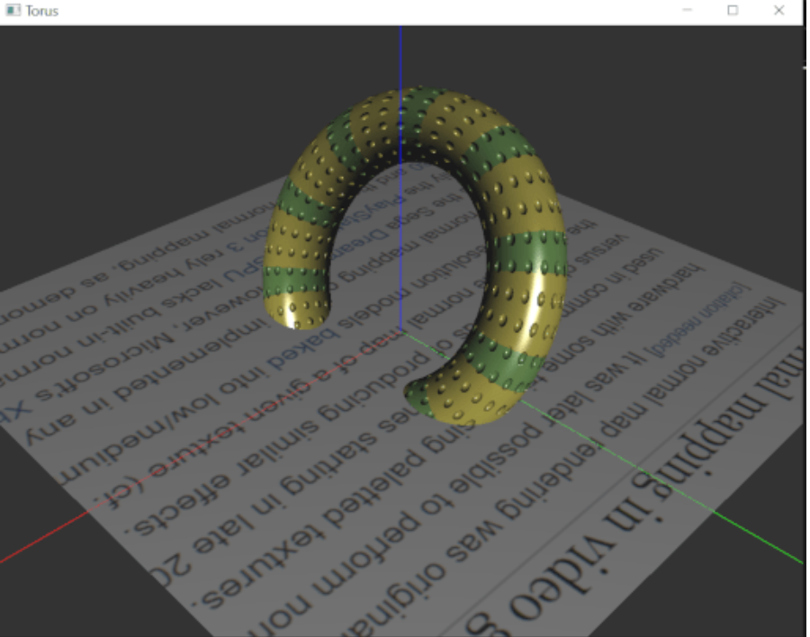  C++ code for OpenGL THE FINAL TORUS MUST BE 3D build