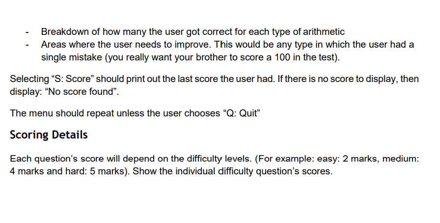 brother is having trouble with arithmetic. Your parents realize that after taking