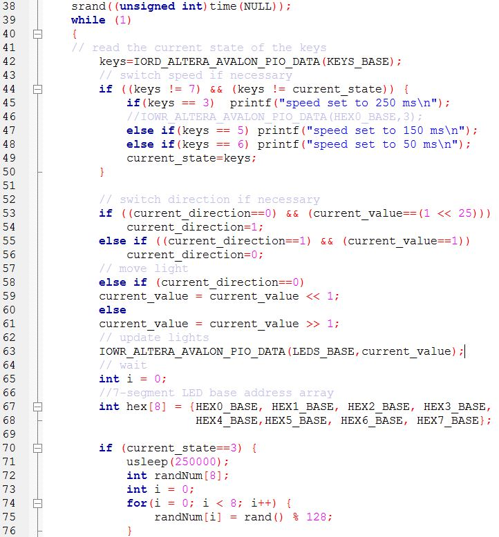 PLEASE HERES MY CODE SO FAR. I HAVE THE RANDOM NUMBER WORKING