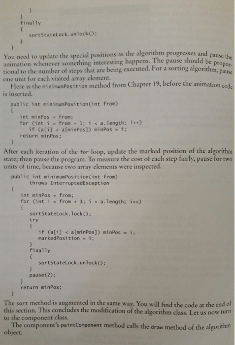 progresses. This is often achieved by launching one or more threads that