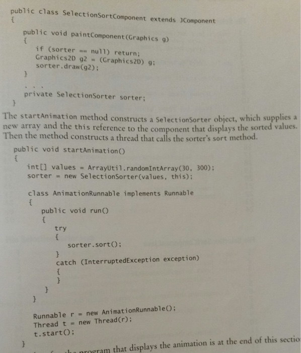 compute now parts of the animation change. You can use the Swing