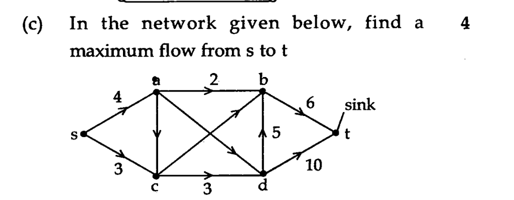 Request solve attached question on graph theory In the network given below,
