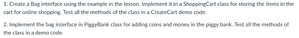 [new Item("Bird feeder", 2050), new ItemC Squirrel guard", 1547), new ItemC"Bird bath",