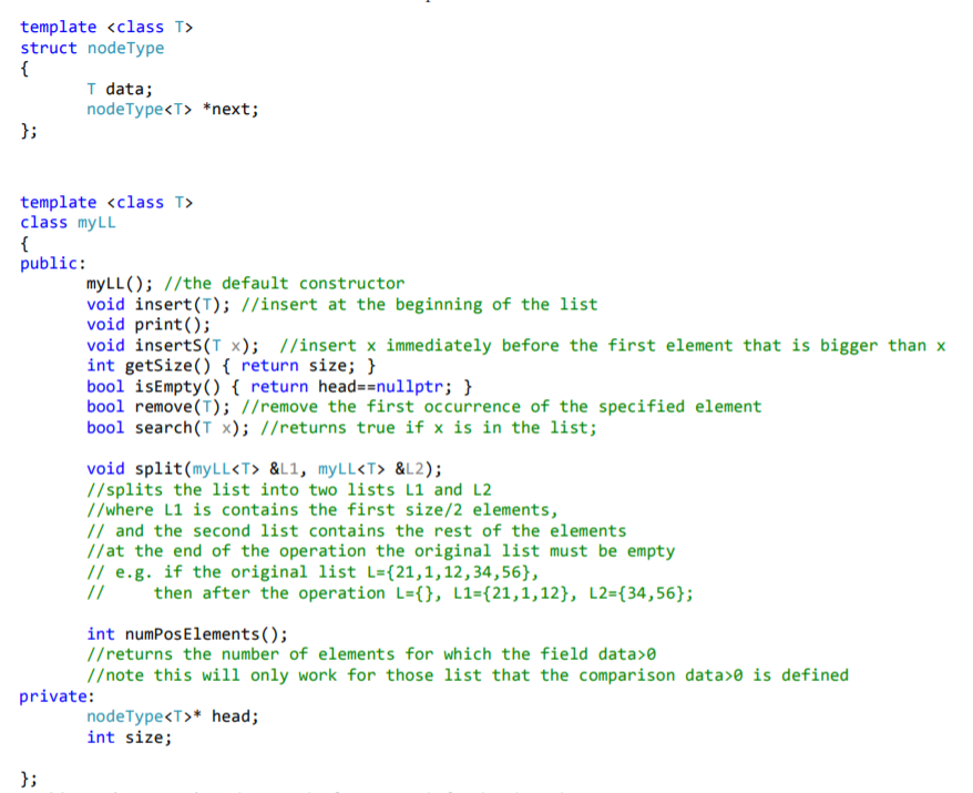Problem: Write a piece of code that given an STL queue of
