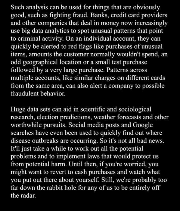 amounts. It's been estimated that in all the time leading up to