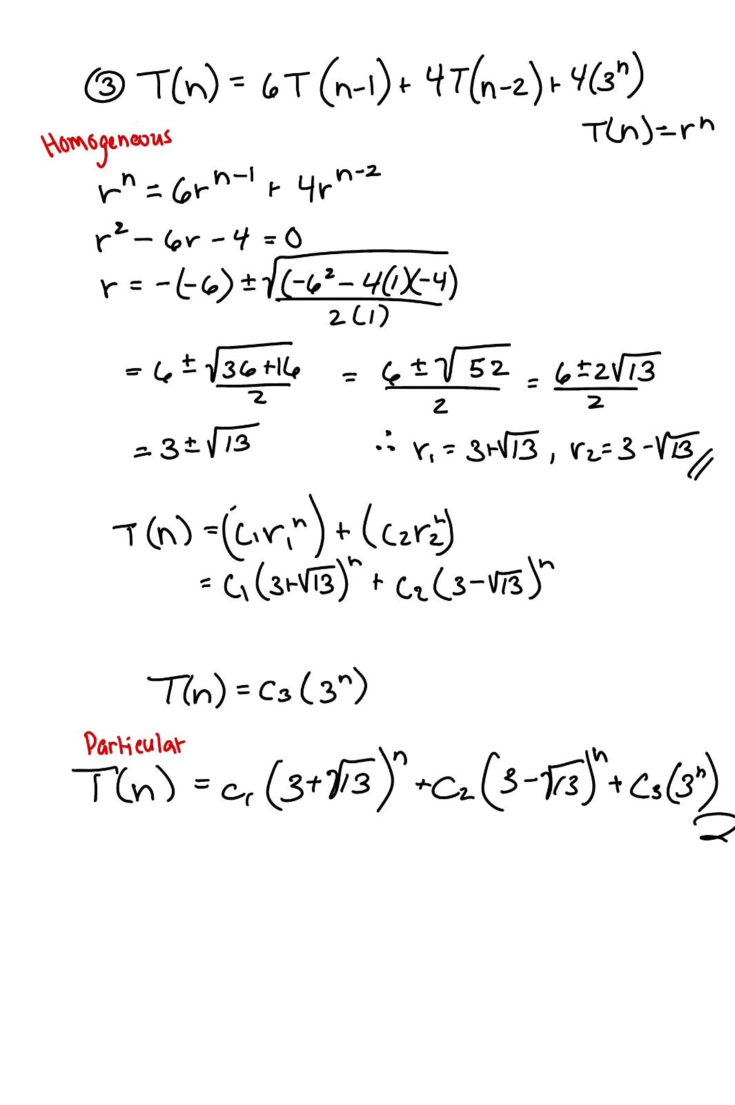  3. Please help me check my answer, it must be incorrect..