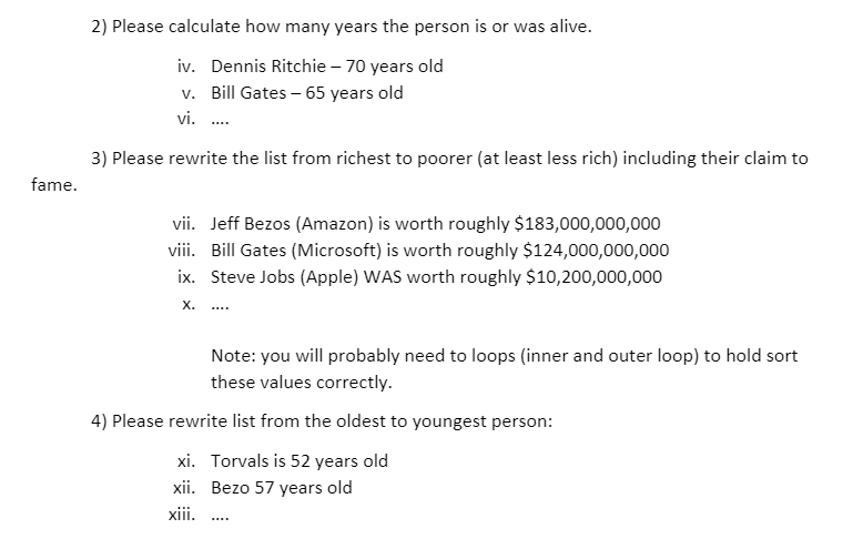 the bottom. Thank you for your time. CSC2000 Project 1 Please provide